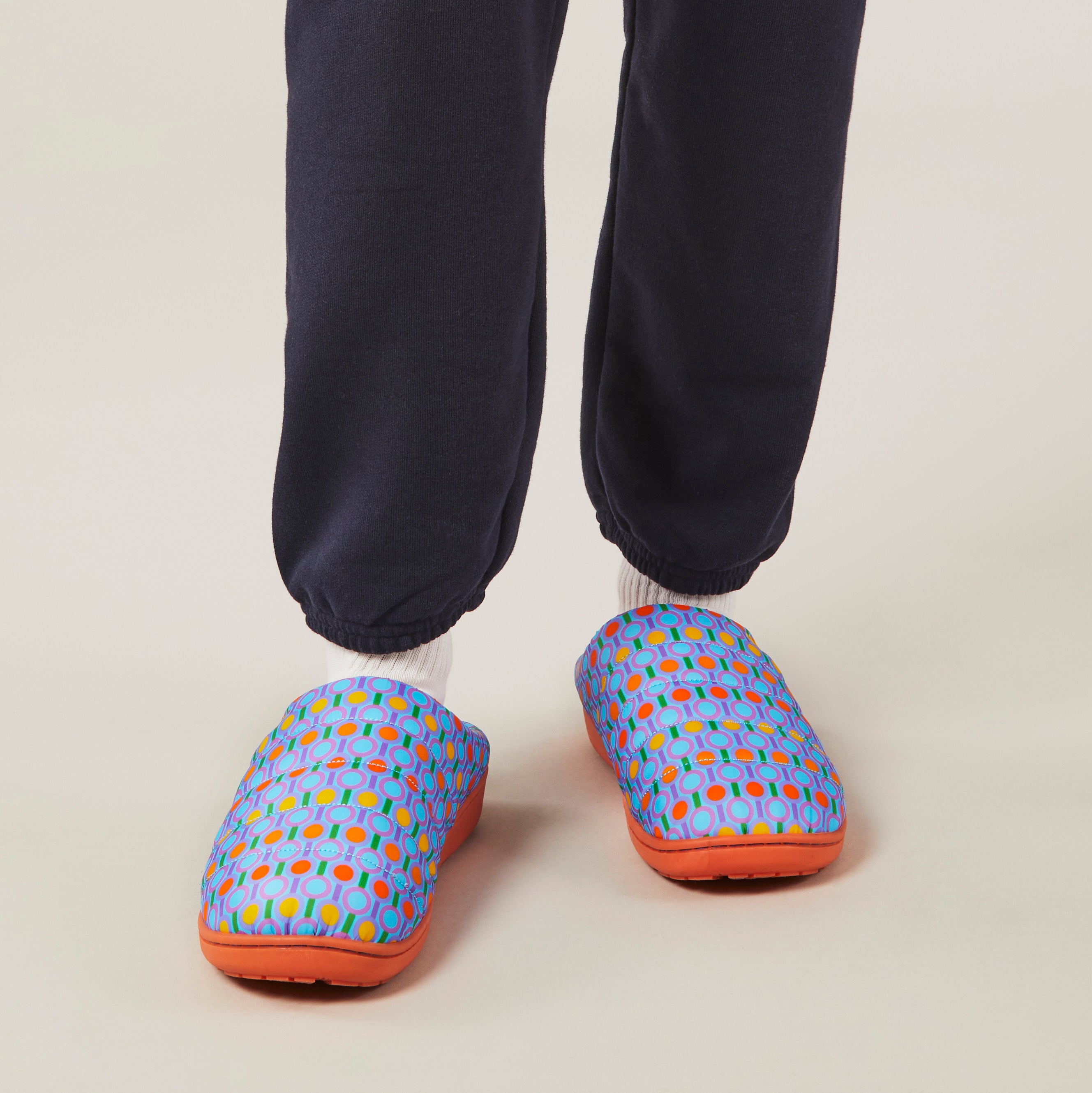 Yinka Ilori for MoMA Subu Slippers - Dots (Sun & Trees) – MoMA Design Store