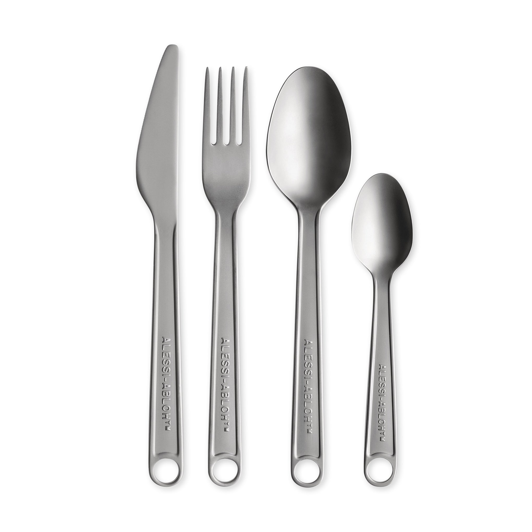 Virgil Abloh Conversational Objects Flatware from Alessi - Set of