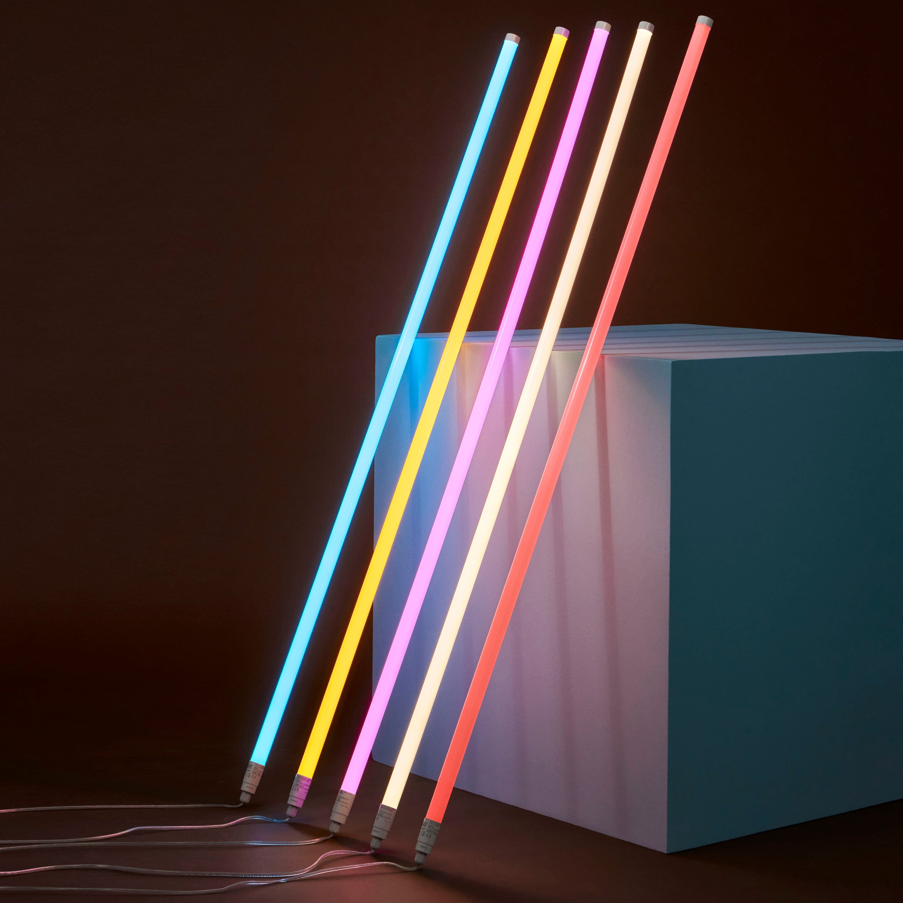 HAY Neon LED Tube Light - Ice Blue – MoMA Design Store
