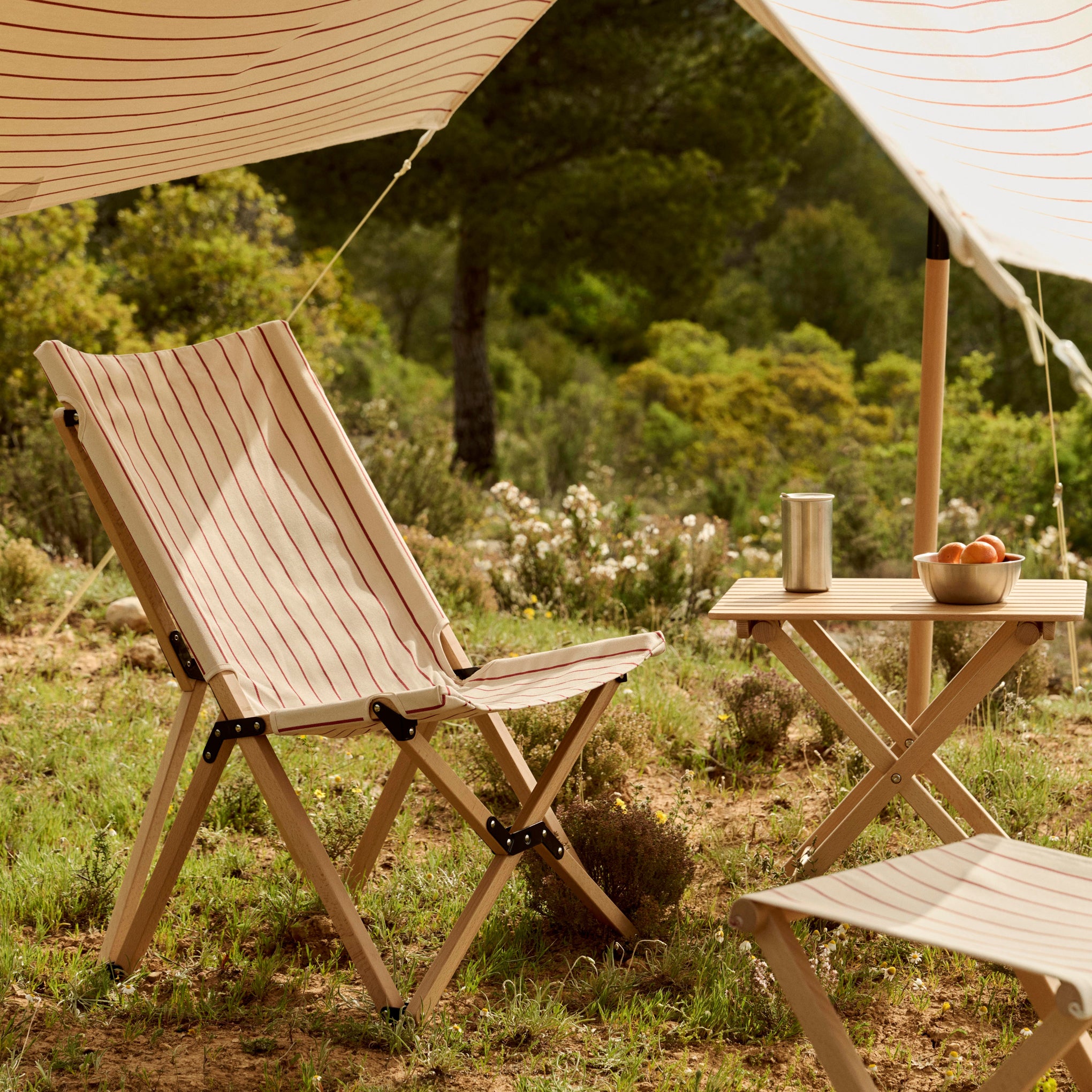 HAY Outdoor Market by Jasper Morrison Shop Folding Chair - Beige